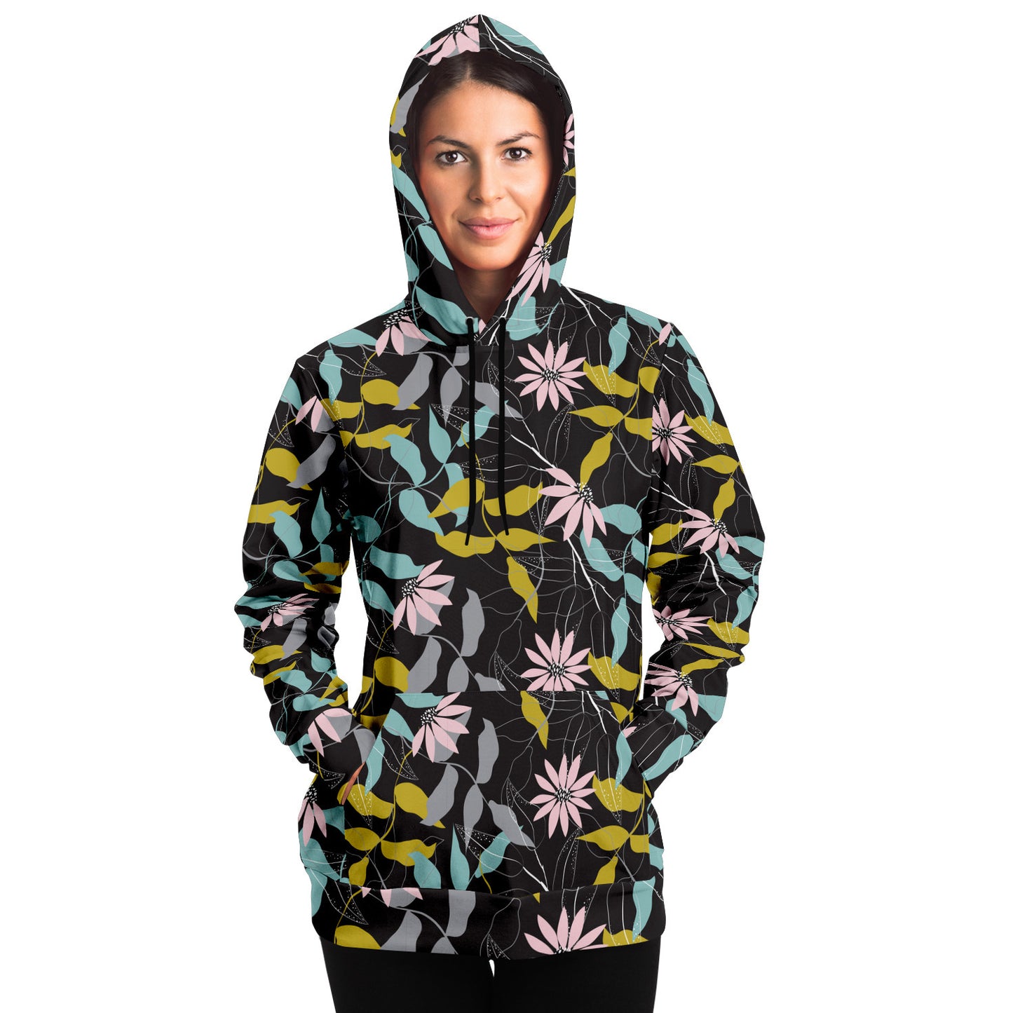 Load image into Gallery viewer, Evening Floral Unisex Hoodie
