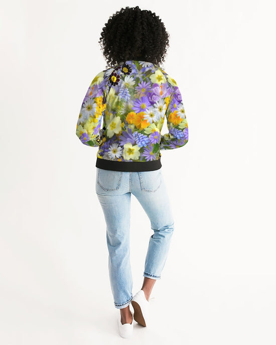 Spring Flowers Women's Bomber Jacket