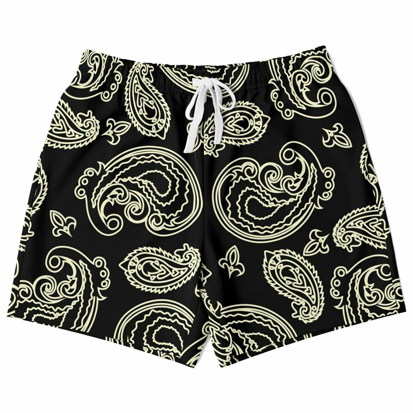 Black & Bone Paisley Fleece Shorts