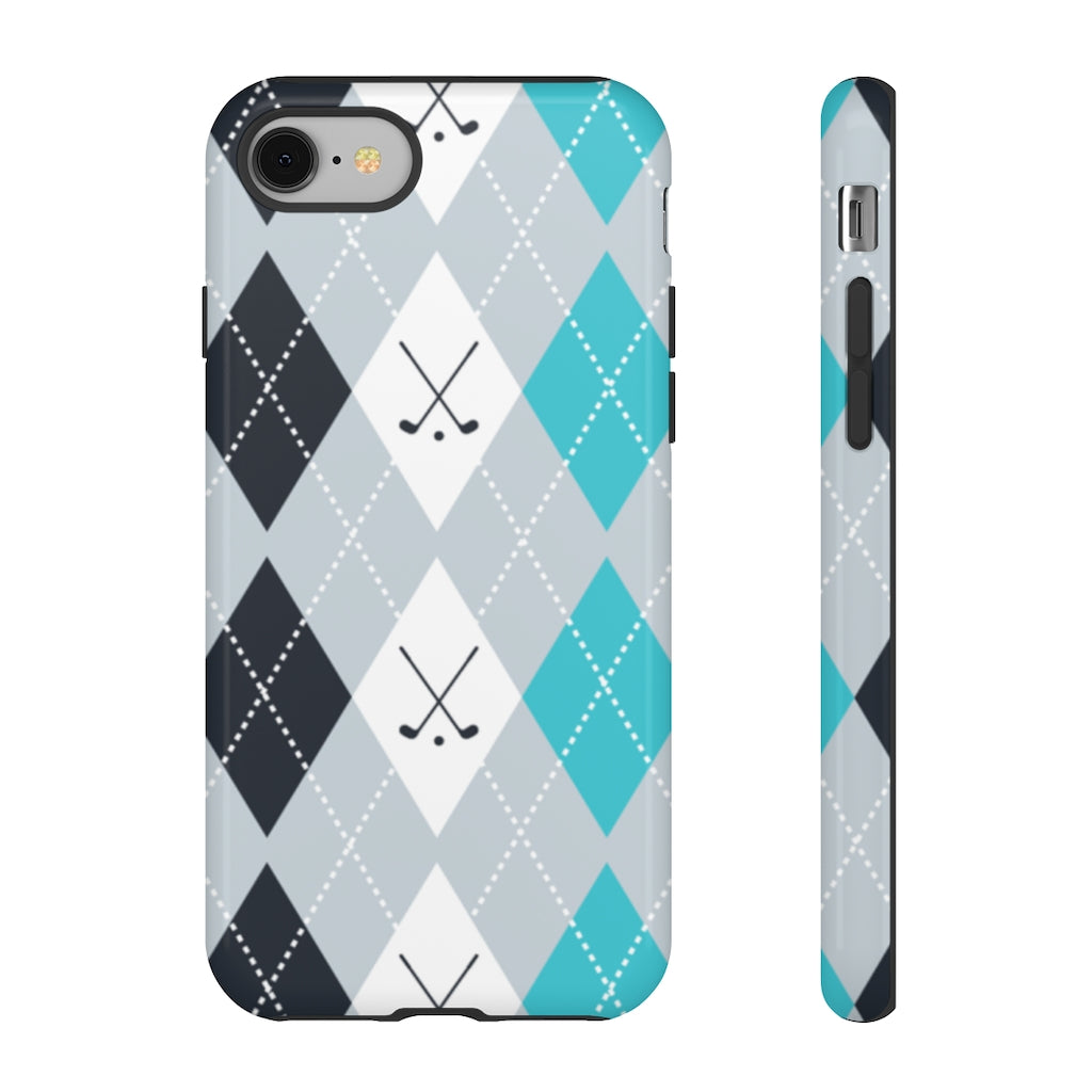 Vintage Golf Pattern Tough Phone Case