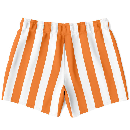 Orange Stripe Swim Shorts