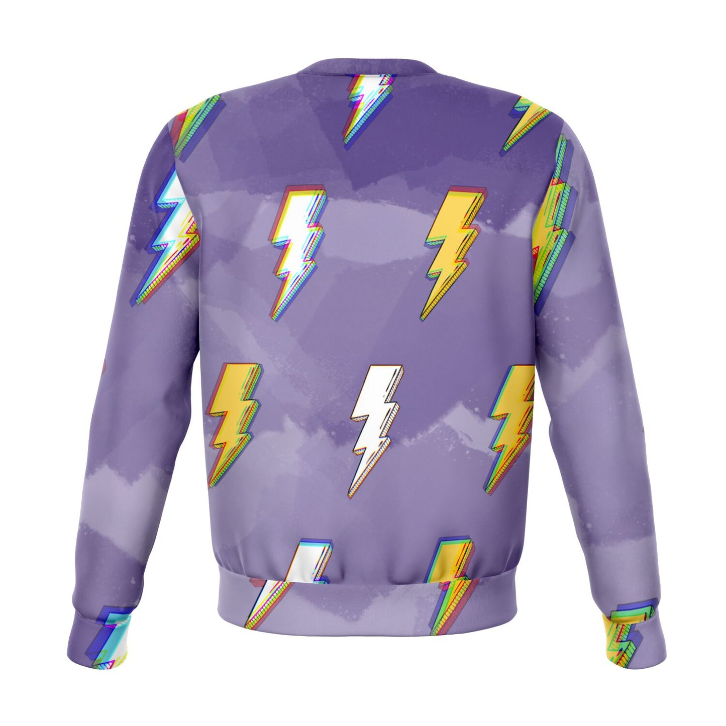 Lightning Bolt Unisex Fleece Sweatshirt