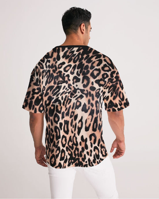 Leopard Print Men's Premium Heavyweight T Shirt