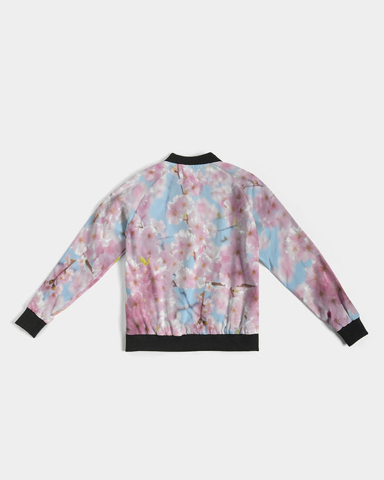 Cherry Blossom Sky Women's Bomber Jacket