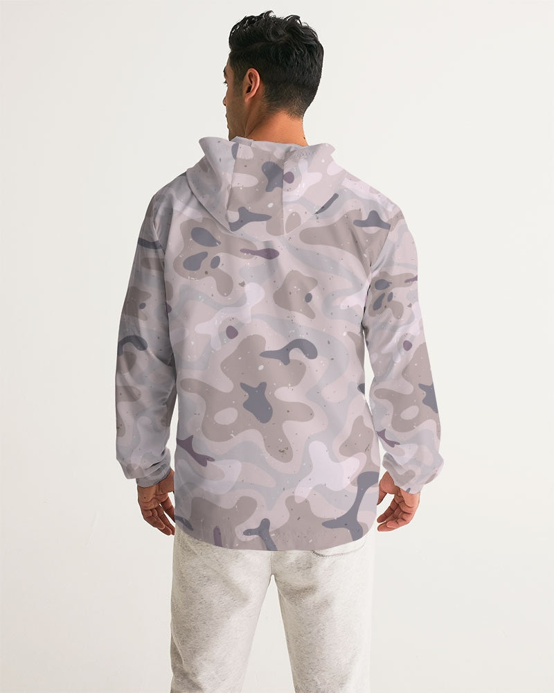Load image into Gallery viewer, Military Sand Camo Men&amp;#39;s Windbreaker Hooded Jacket
