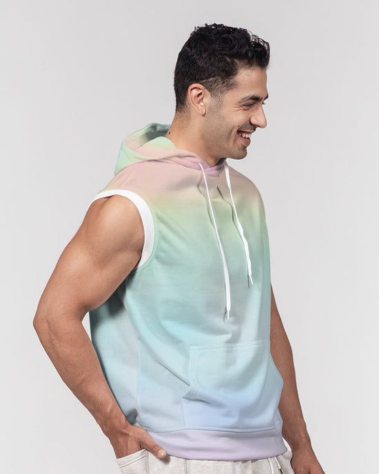 Soft Rainbow Premium Heavyweight Sleeveless Hoodie