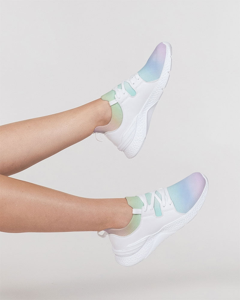 Soft Rainbow Women's Flyknit Sneaker