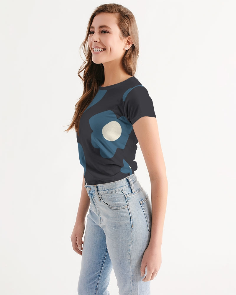 Abstract Flowers Women's T Shirt