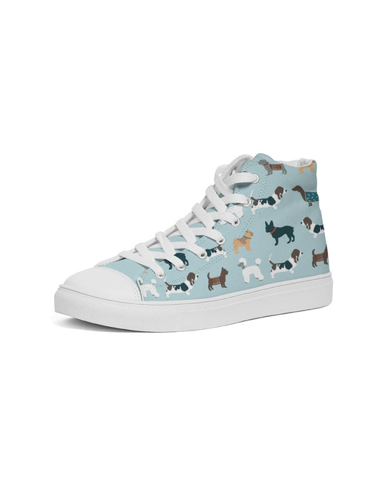 Load image into Gallery viewer, Dog Pawty Women&amp;#39;s Hightop Canvas Shoe
