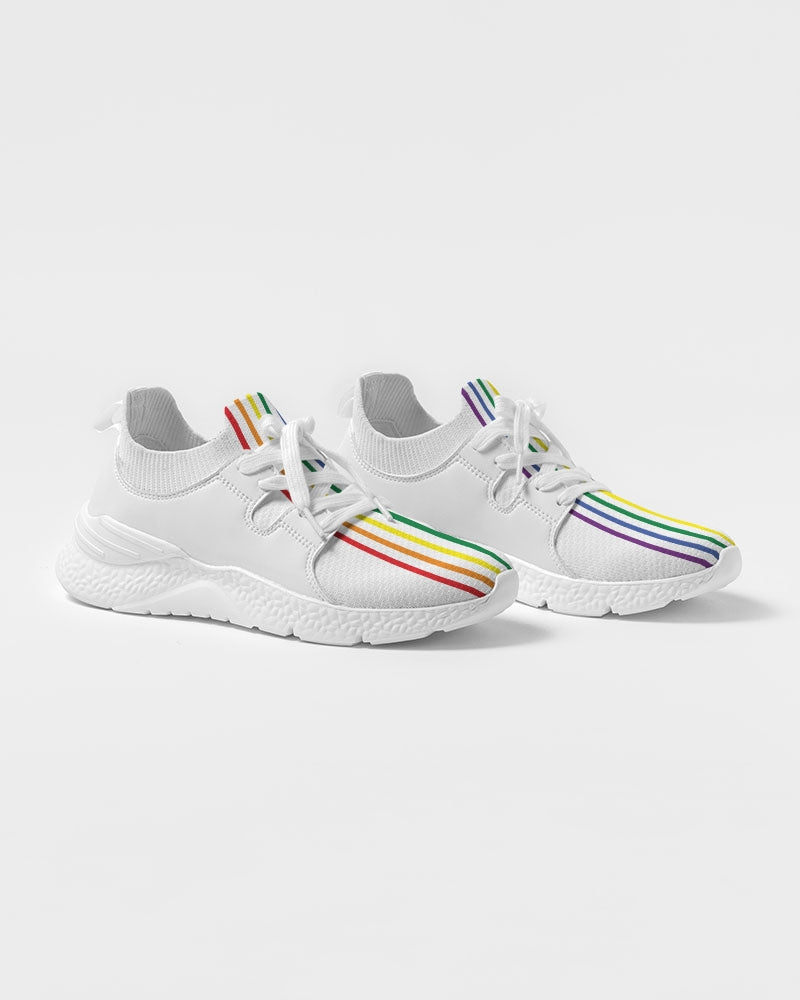 Rainbow Pride Stripe Men's Flyknit Sneaker