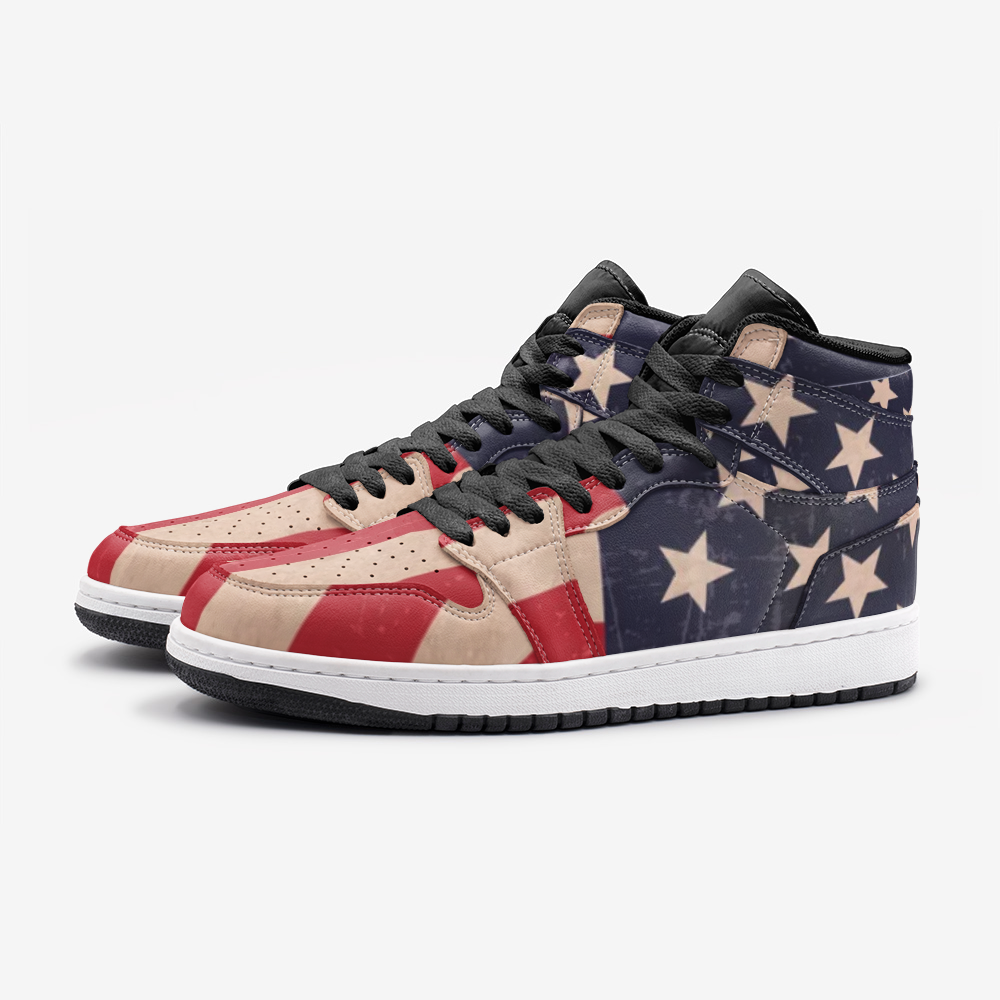 Load image into Gallery viewer, Vintage USA Flag Sneakers
