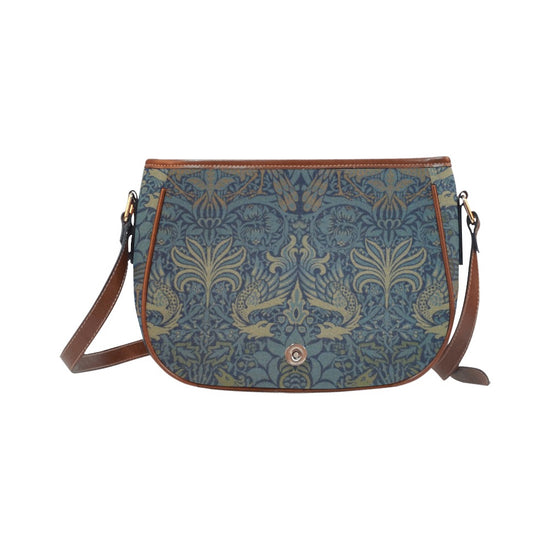 Peacock & Dragon Large Saddle Bag