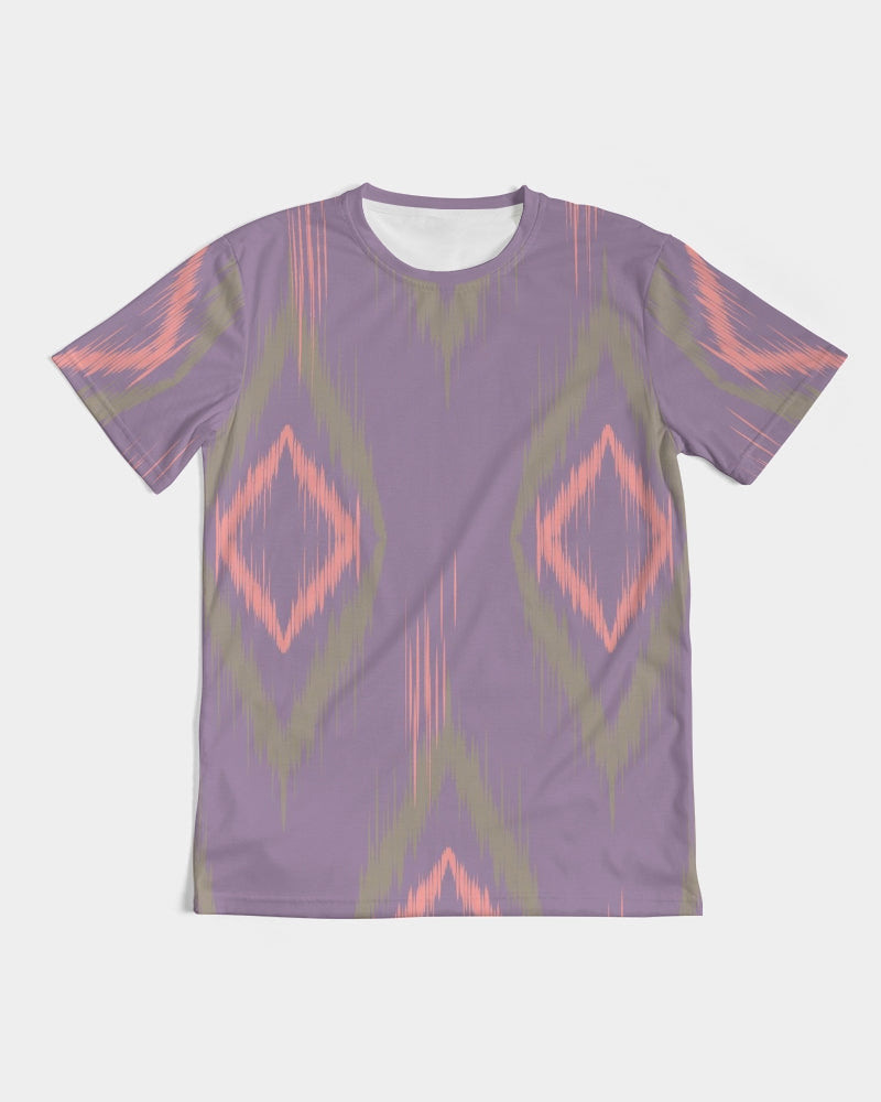 Orchid Ethnic Print Men's T Shirt