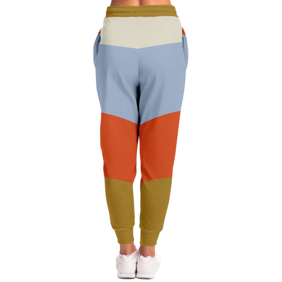 Blue Orange Alpine Unisex Fleece Joggers