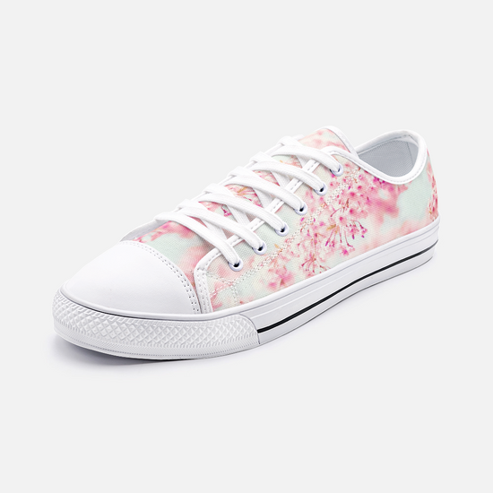 Cherry Blossom Low Top Canvas Shoes