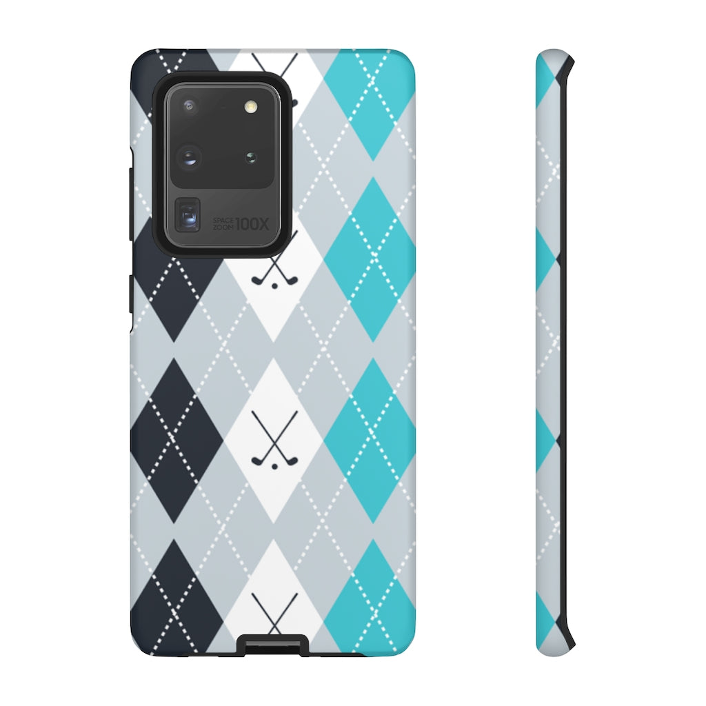 Vintage Golf Pattern Tough Phone Case