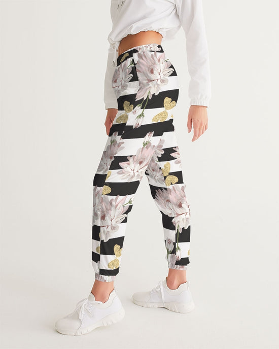 Pink Chrysanthemum Butterflies Women's Lightweight Track Pants