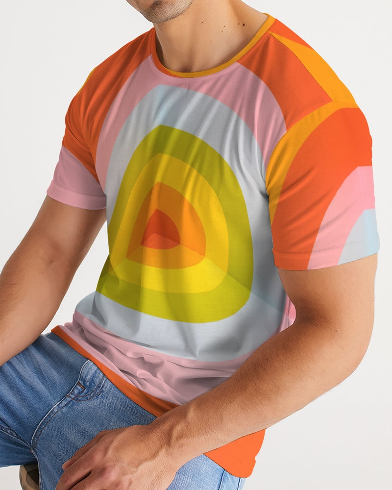 Orange Vortex Men's Tee