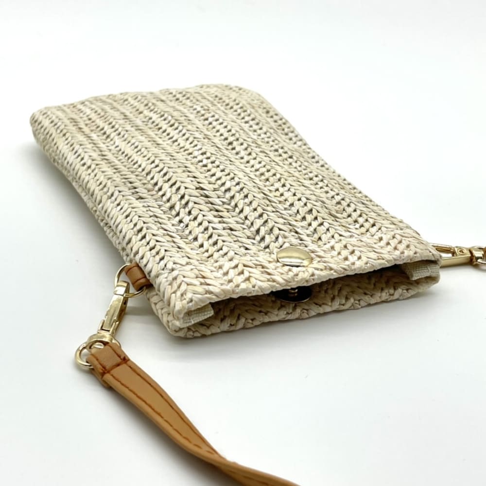 Mini Phone Crossbody Straw Bag