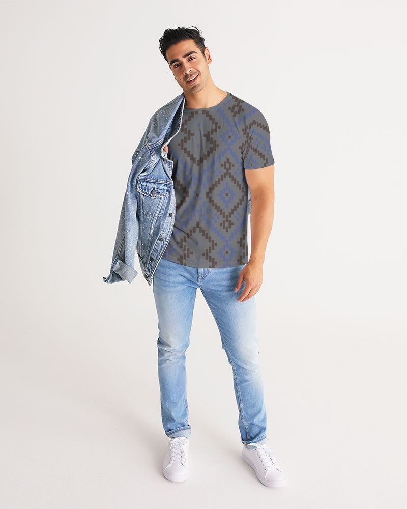 Storm Blue Aztec Men's T Shirt