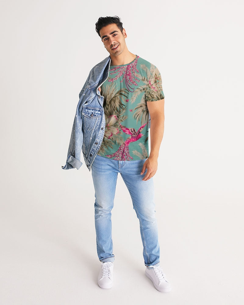 Load image into Gallery viewer, Vintage Bird &amp;amp; Tropical Palm Men&amp;#39;s Tee
