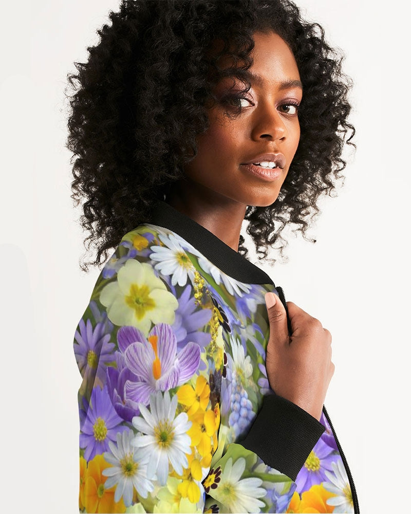 Spring Flowers Women's Bomber Jacket