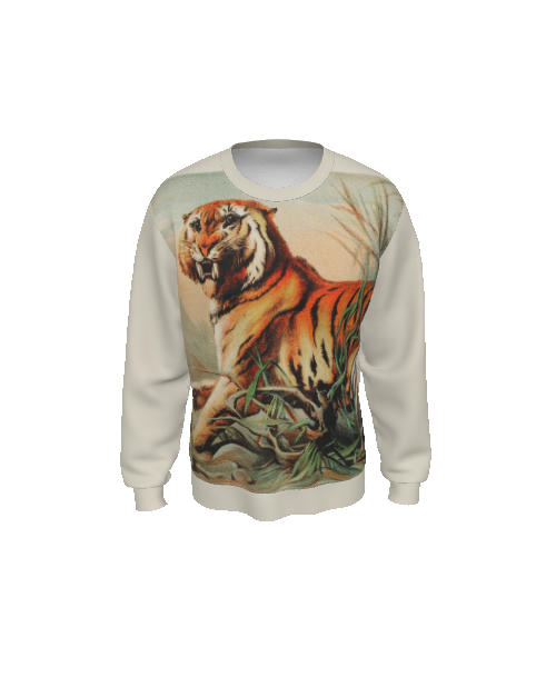 Royal Bengal Tiger Heavy Fleece Sweatshirt