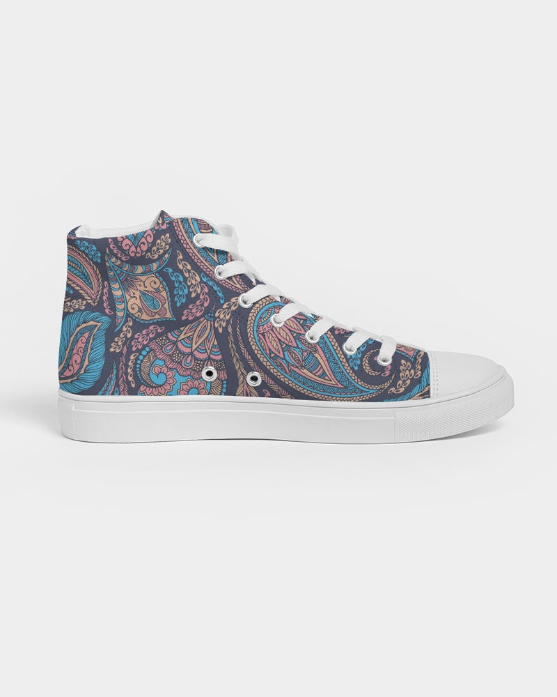 Perfect Paisley Women's Hightop Canvas Shoe