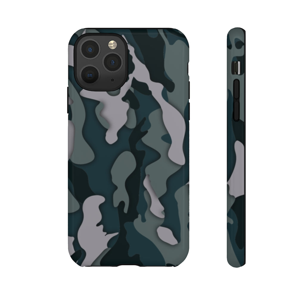 Dark Camo Tough Phone Case