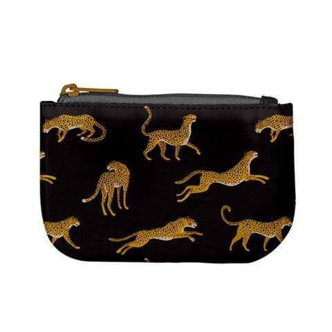 Jumping Leopards Coin Purse & Card Holder
