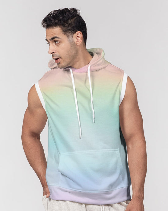 Soft Rainbow Premium Heavyweight Sleeveless Hoodie