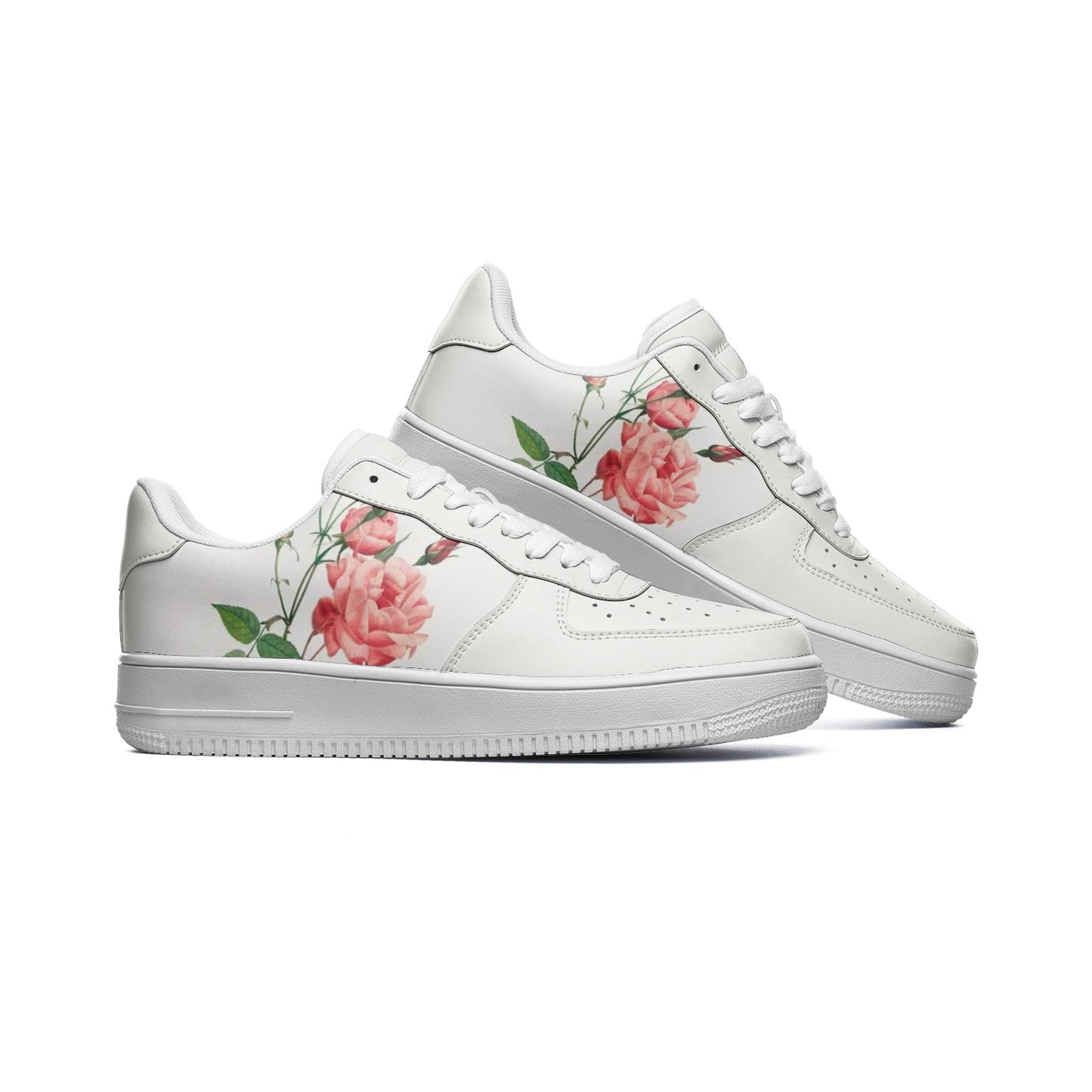 Vintage Rose Unisex Low Top Sneakers