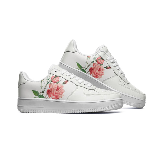 Vintage Rose Unisex Low Top Sneakers