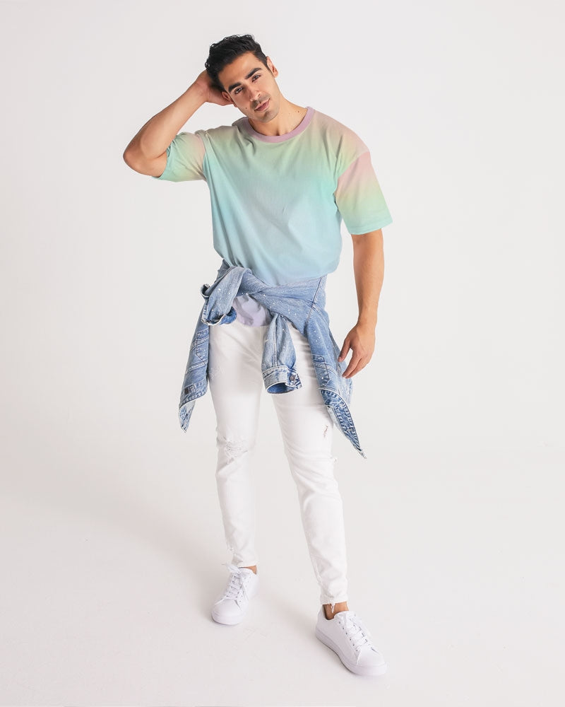 Soft Rainbow Oversized Heavyweight T Shirt