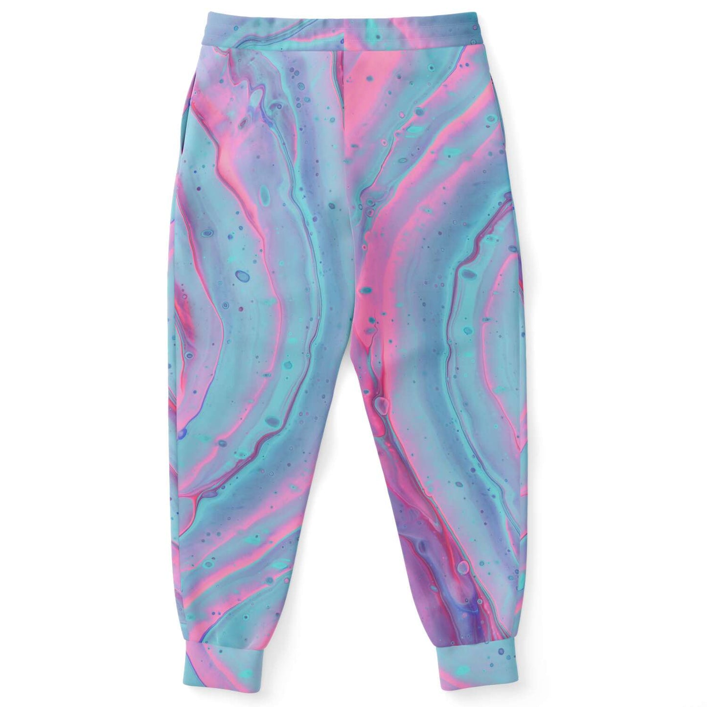 Marshmallow Marbled Unisex Fleece Joggers