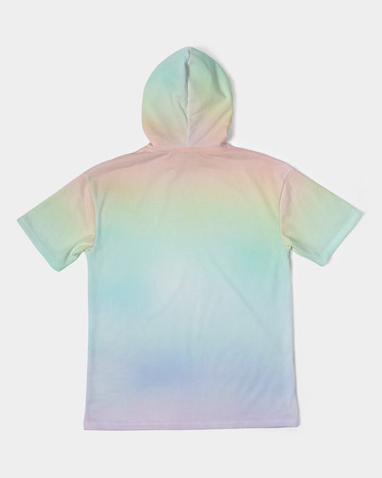 Soft Rainbow Premium Heavyweight Short Sleeve Hoodie