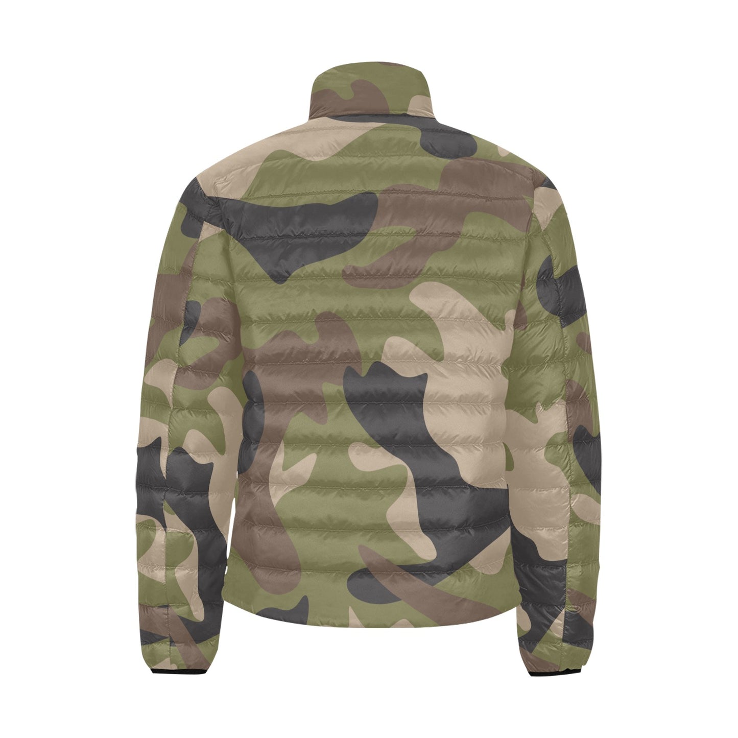 Load image into Gallery viewer, Woodland Camo Lightweight Puffer Jacket
