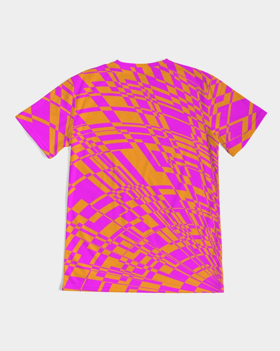 Fuchsia & Orange Warp Men's Tee