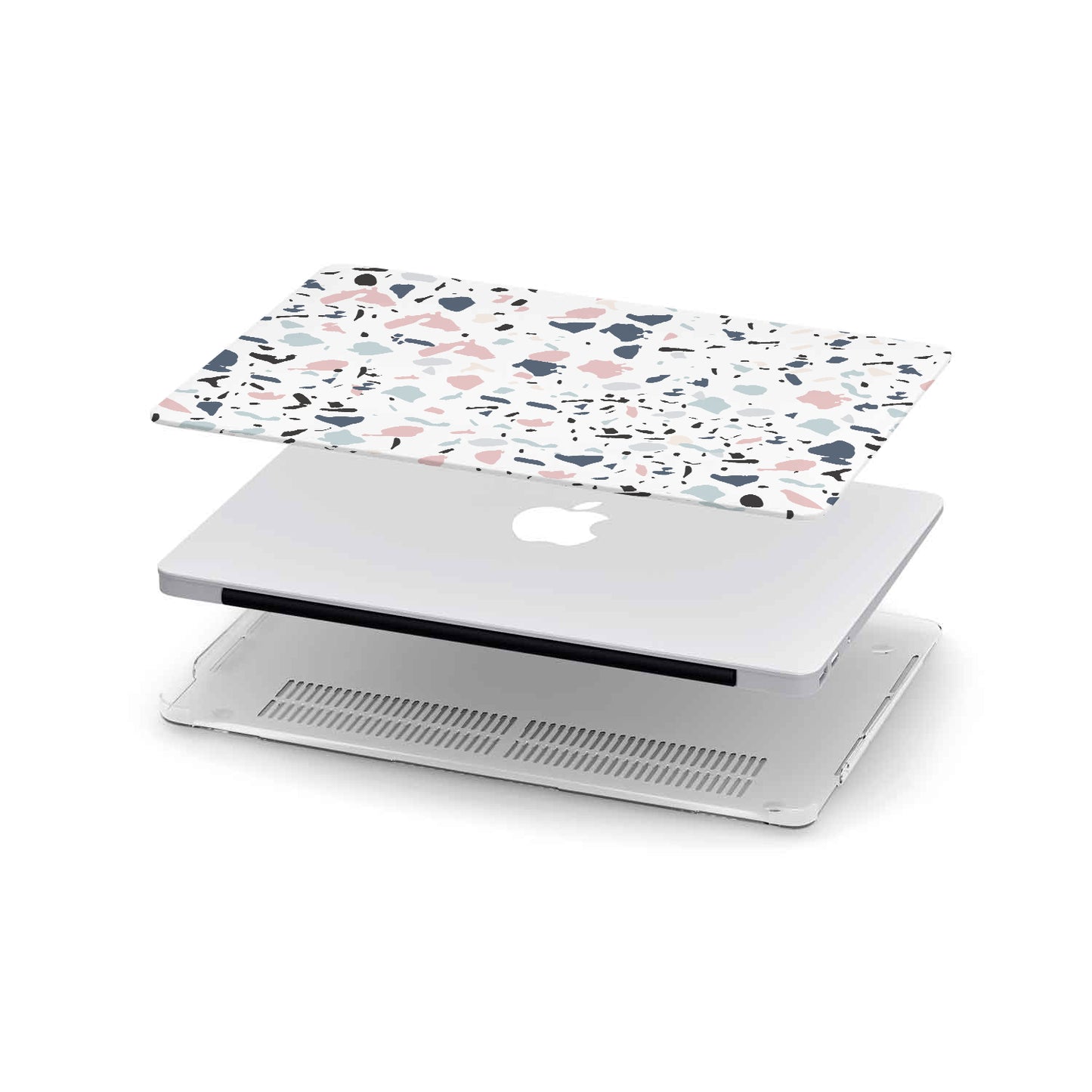 Macbook Hard Shell Case - Terrazzo Style