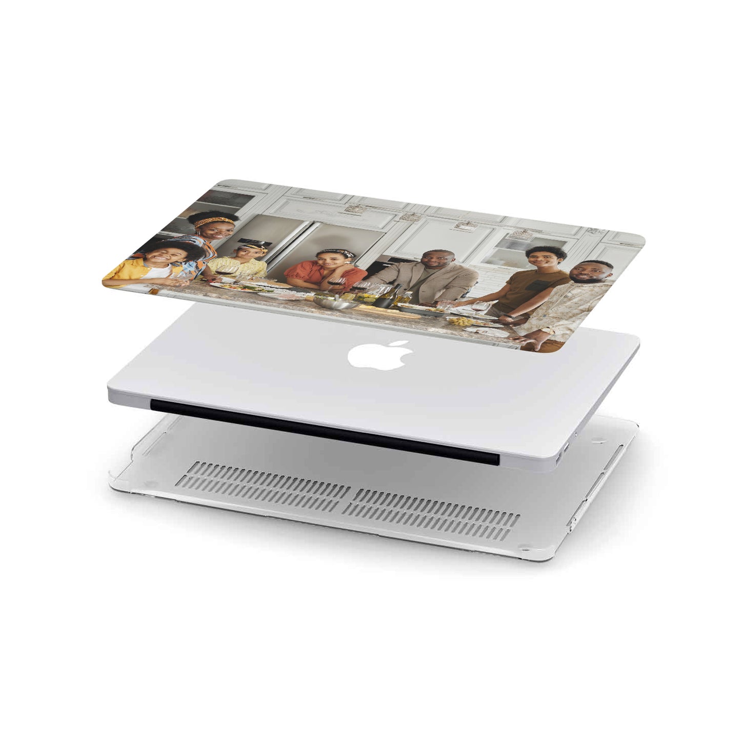 Custom Family Photo Macbook Hard Shell Case - One Image Personalized