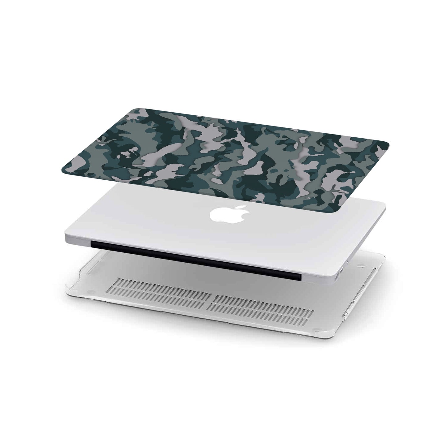 Macbook Hard Shell Case - Green Camo