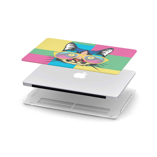 Load image into Gallery viewer, Macbook Hard Shell Case - Cat Pop Art

