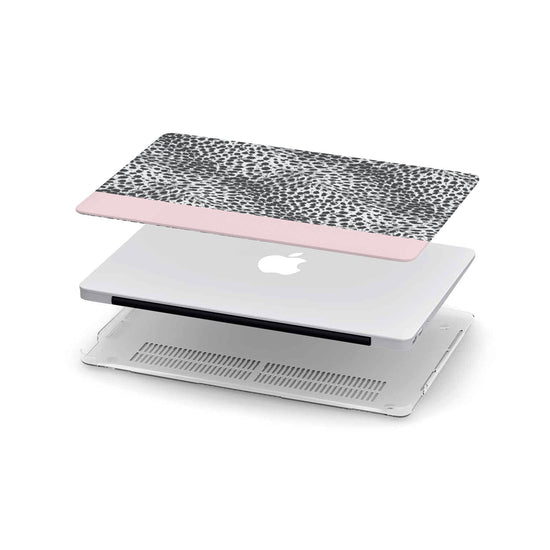Personalized Macbook Hard Shell Case - Leopard Skin & Custom Color