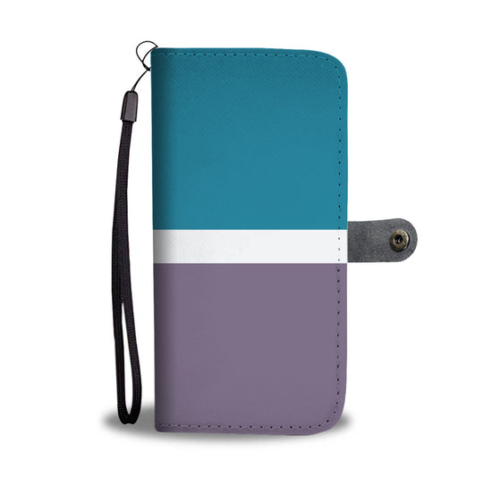 Personalized Grape & Blue Phone Wallet Case