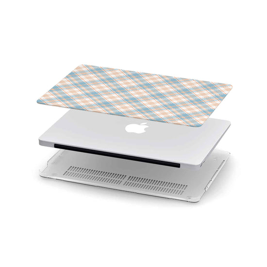 Personalized Macbook Hard Shell Case - Farmer Bill Flannel Check