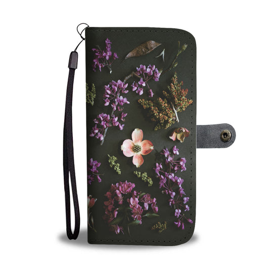 Flower Burst Phone Wallet Case