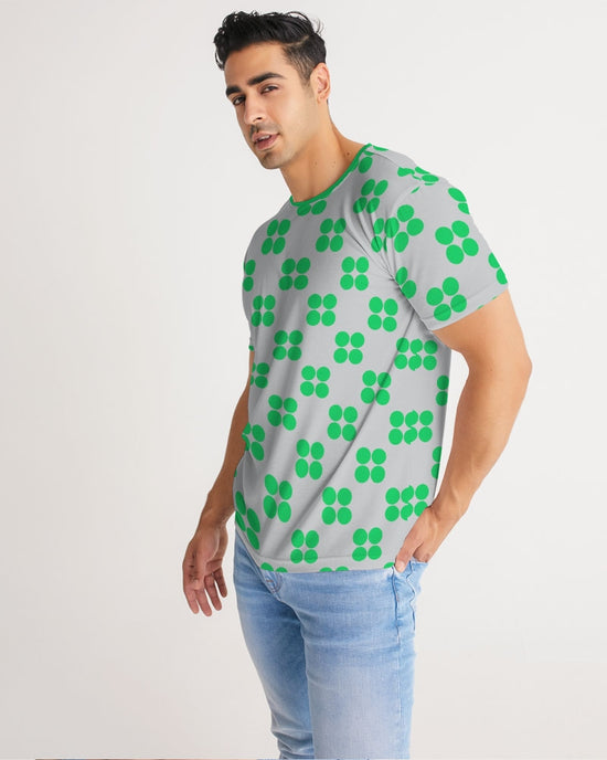 Contemporary Green Dots Men's Tee