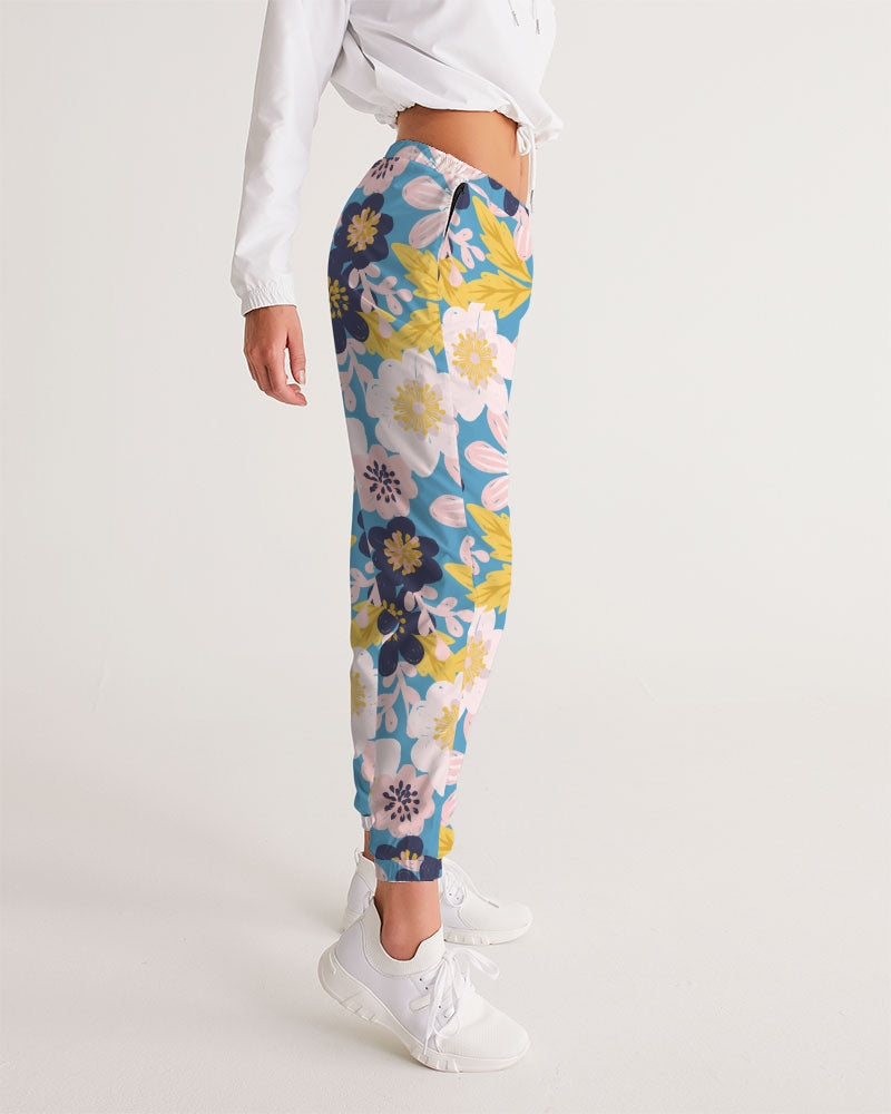 Blue Frisky Floral Lightweight Women's Track Pants