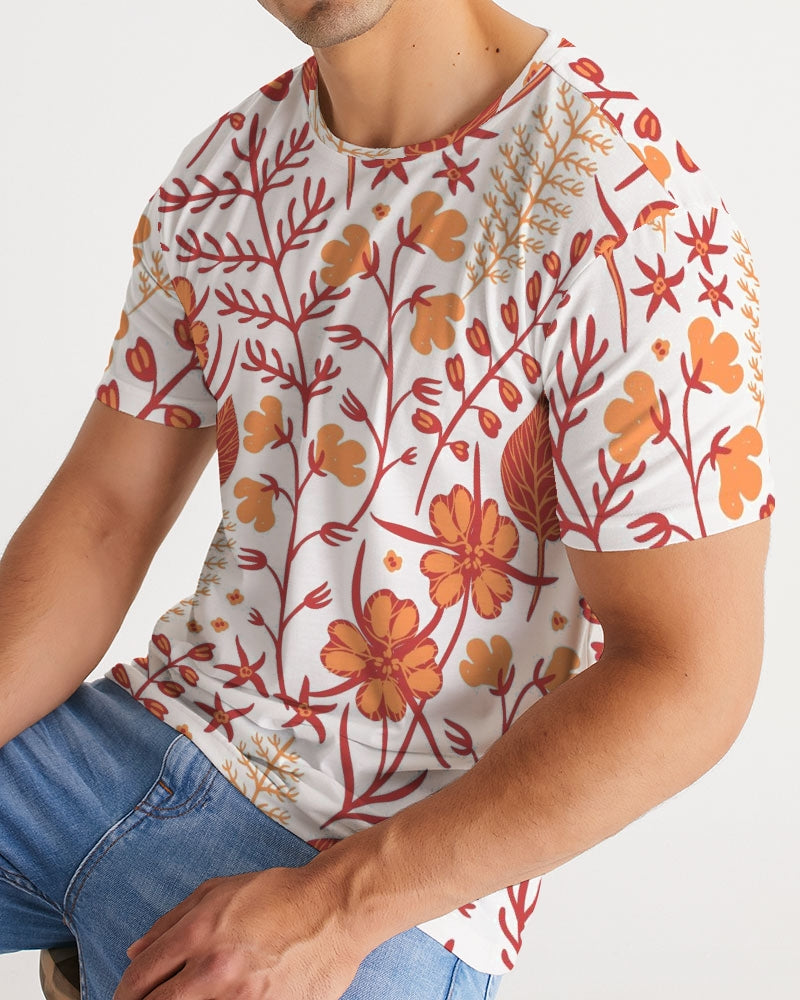 Orange Retro Garden Men's Tee