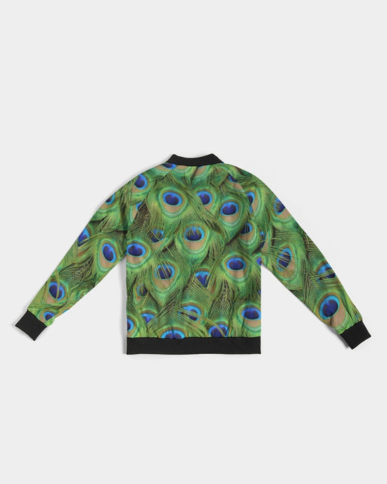 Stunning Peacock Women's Bomber Jacket